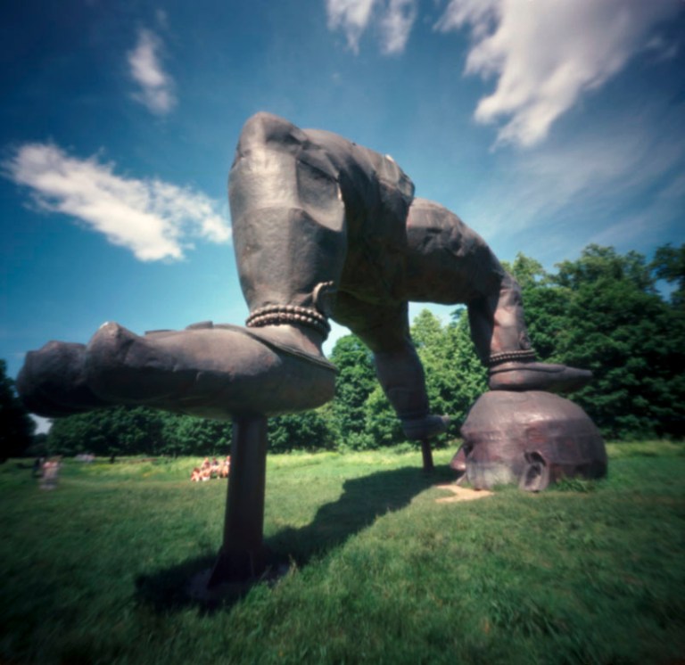 Zhang Huan, Three Legged Buddha, 2007