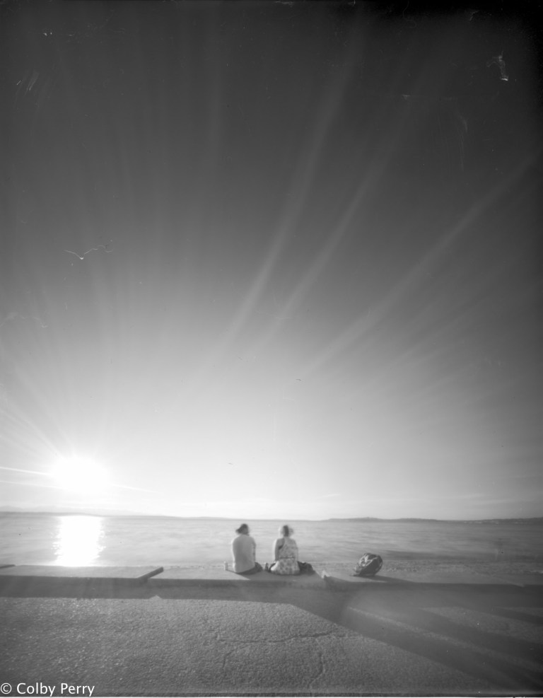 Camera: 4x5 RealitySoSubtle Film: Kodak TMax 100 (Expired) Notes: Top pinhole used
